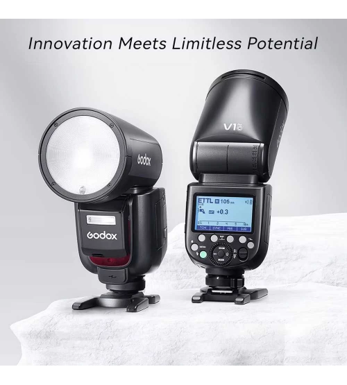 Godox Flash Camera V1Pro C Wireless 2.4GHz TTL Rechargeable 76W for Canon